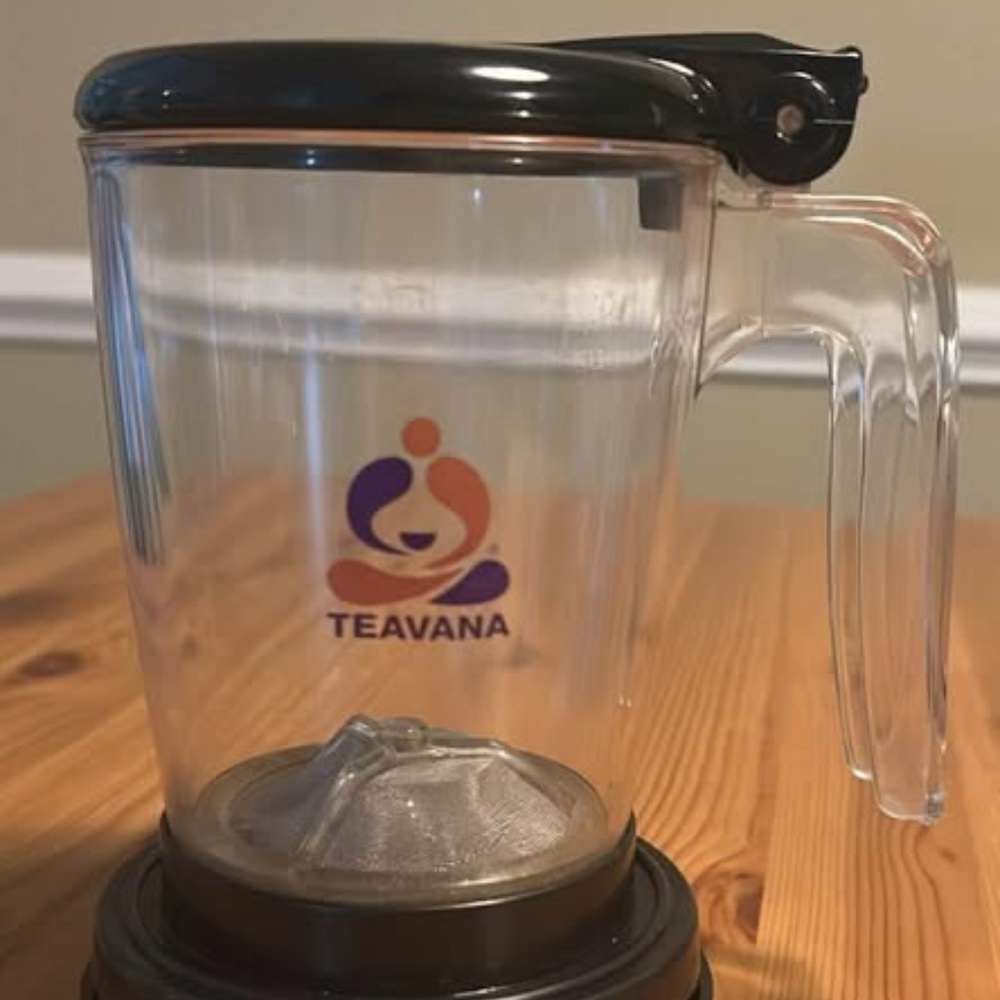 Teavana Perfectea Maker For Loose Tea Leaf Press Black Tea Steeper/Infuser 16oz